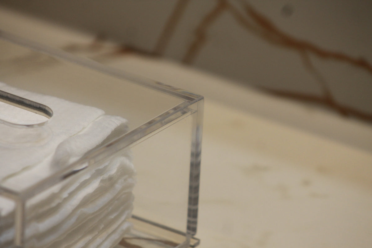 Porta Lenços em Acrílico Transparente | Authentic Home Decor