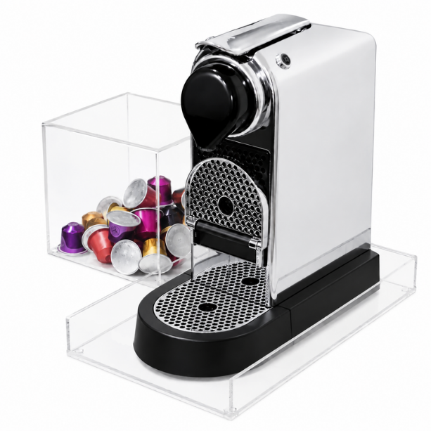 Kit Café em Acrílico Porta Cápsulas | Authentic Home Decor