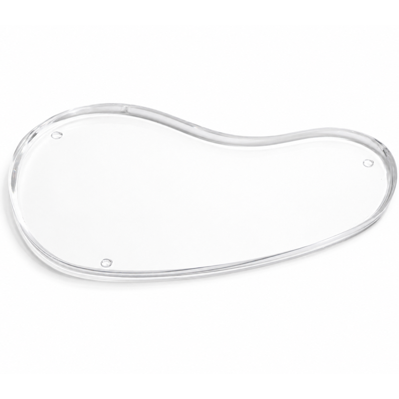 Bandeja Orgânica P em Acrílico Transparente | Authentic Home Decor