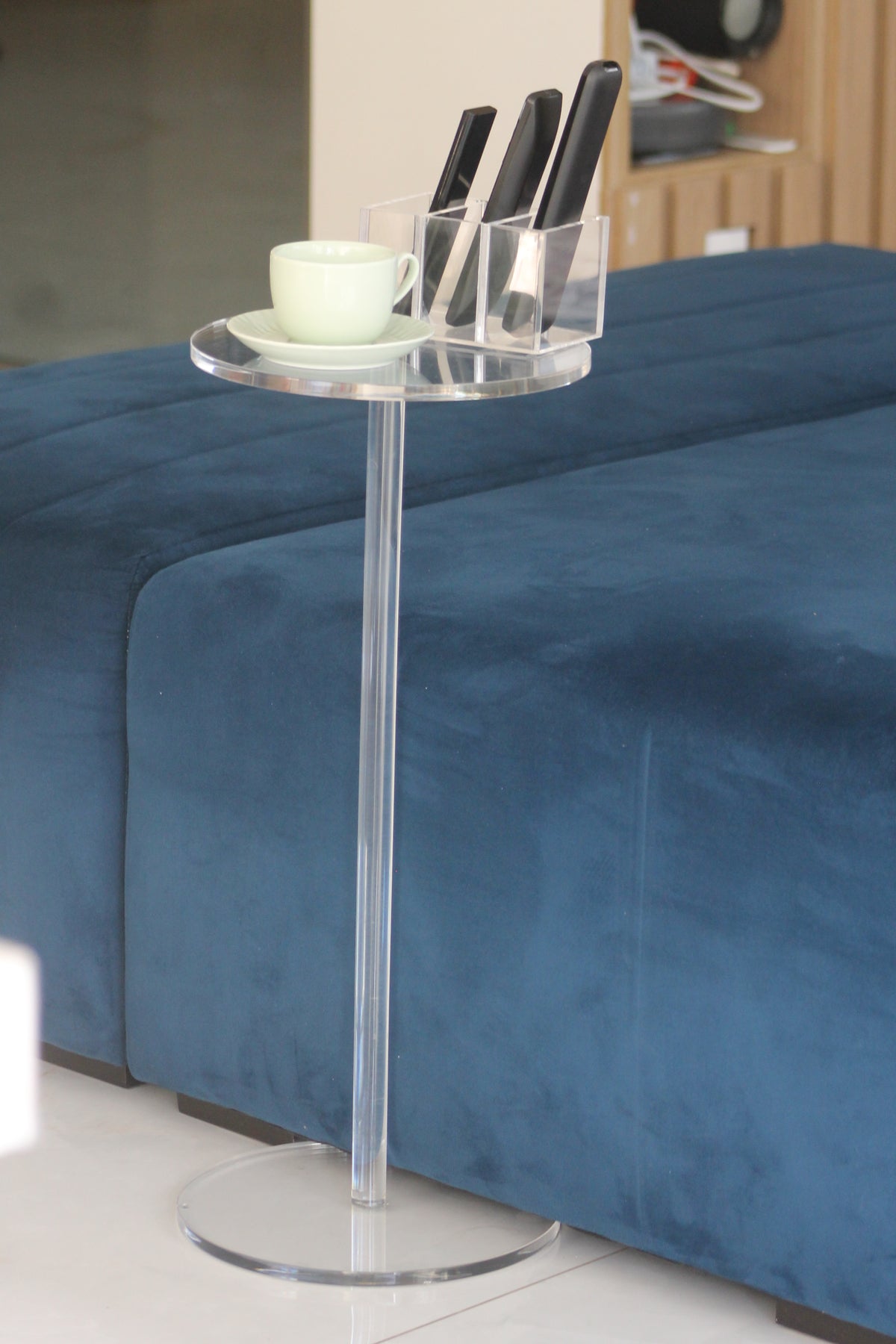 Mesa de Canto Redonda para Sala e Quarto | Authentic Home Decor