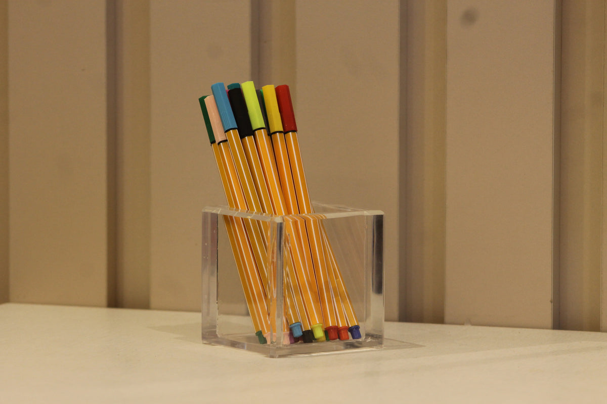 Cubo Organizador M 12 mm em Acrílico Transparente | Authentic Home Decor