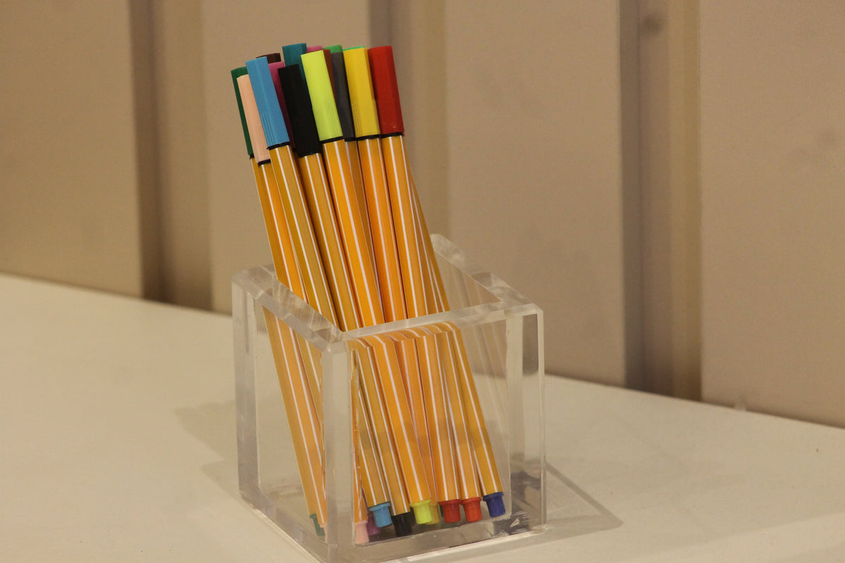 Cubo Organizador M 12 mm em Acrílico Transparente | Authentic Home Decor