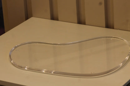 Bandeja Orgânica M em Acrílico Transparente | Authentic Home Decor