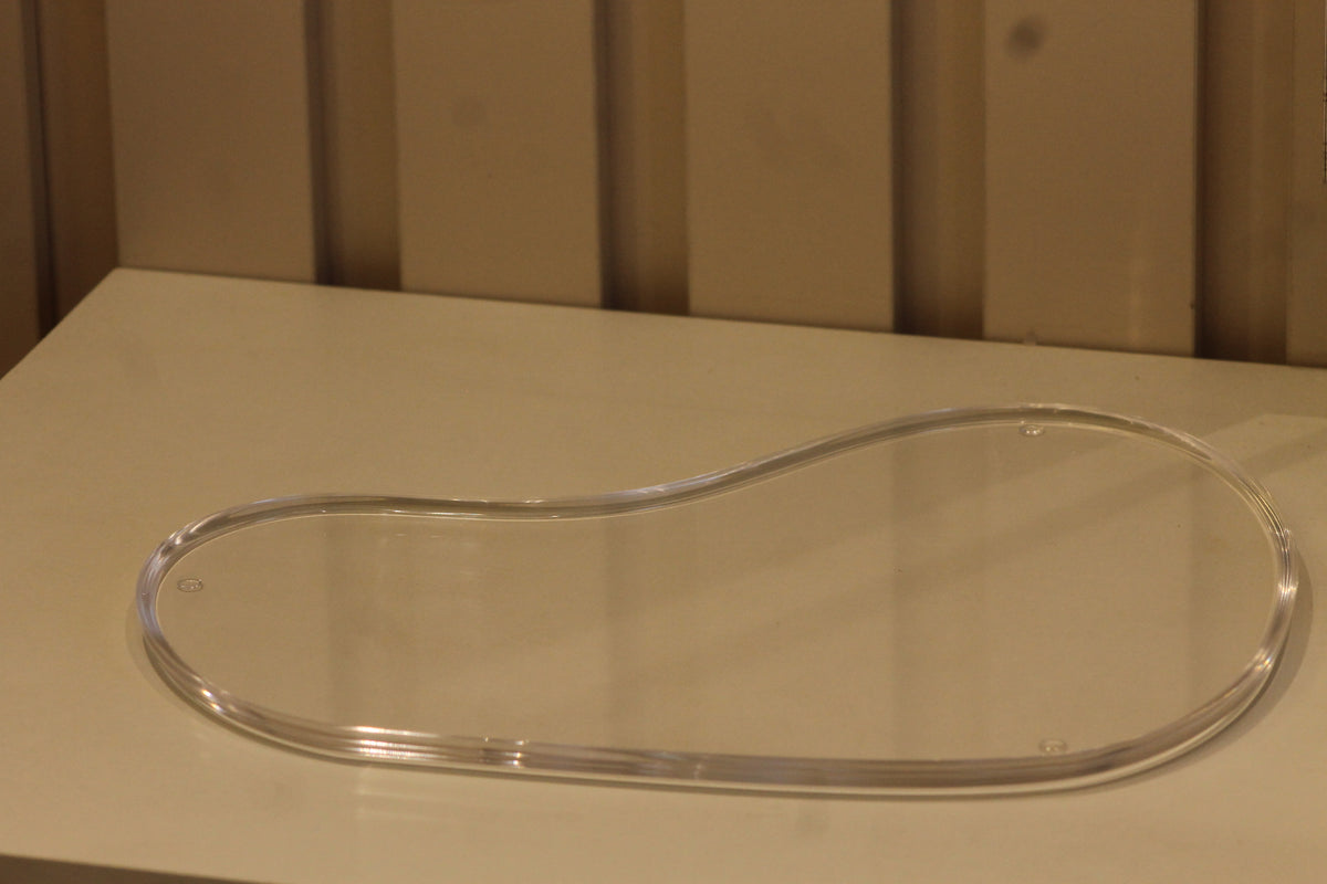 Bandeja Orgânica M em Acrílico Transparente | Authentic Home Decor