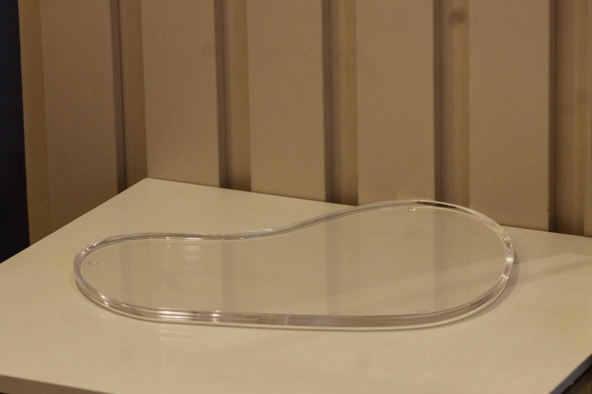 Bandeja Orgânica M em Acrílico Transparente | Authentic Home Decor