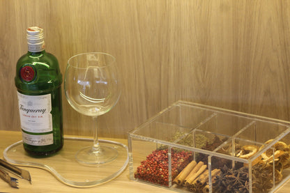 Bandeja Orgânica M em Acrílico Transparente | Authentic Home Decor