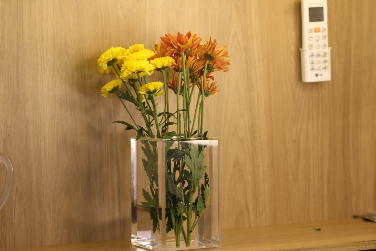 Vaso Decorativo Transparente para Flores | Authentic Home Decor