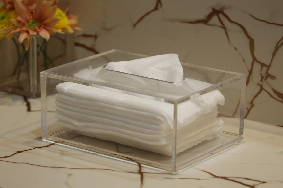 Porta Lenços em Acrílico Transparente | Authentic Home Decor