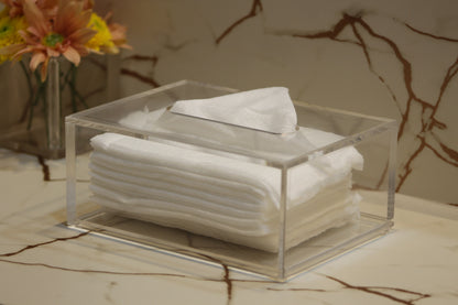 Porta Lenços em Acrílico Transparente | Authentic Home Decor