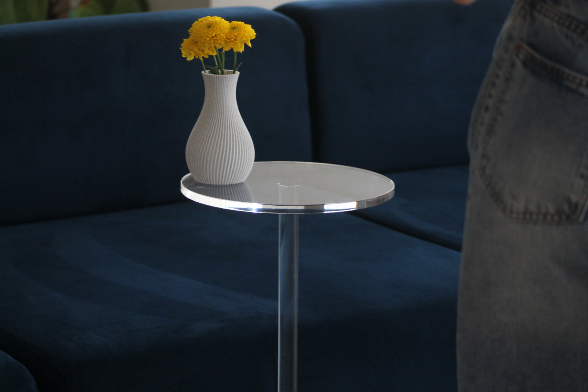 Mesa de Canto Redonda para Sala e Quarto | Authentic Home Decor