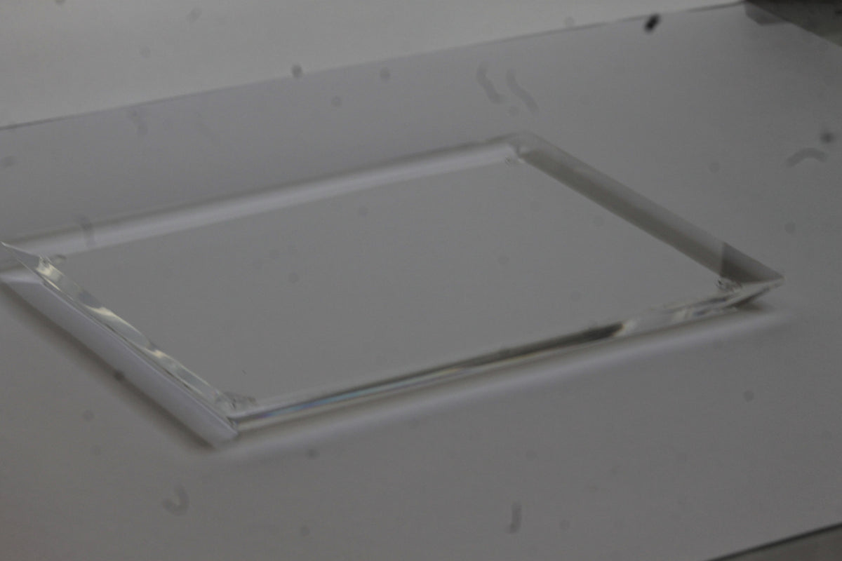 Bandeja Diamantada Mod. 2 em Acrílico Transparente | Authentic Home Decor