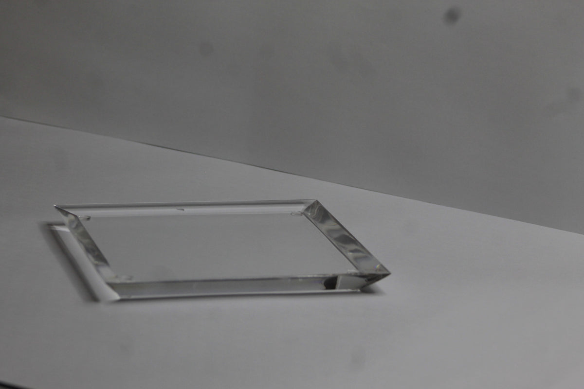 Bandeja Diamantada Mod. 2 em Acrílico Transparente | Authentic Home Decor