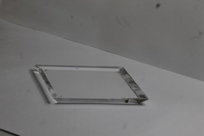 Bandeja Diamantada Mod. 2 em Acrílico Transparente | Authentic Home Decor