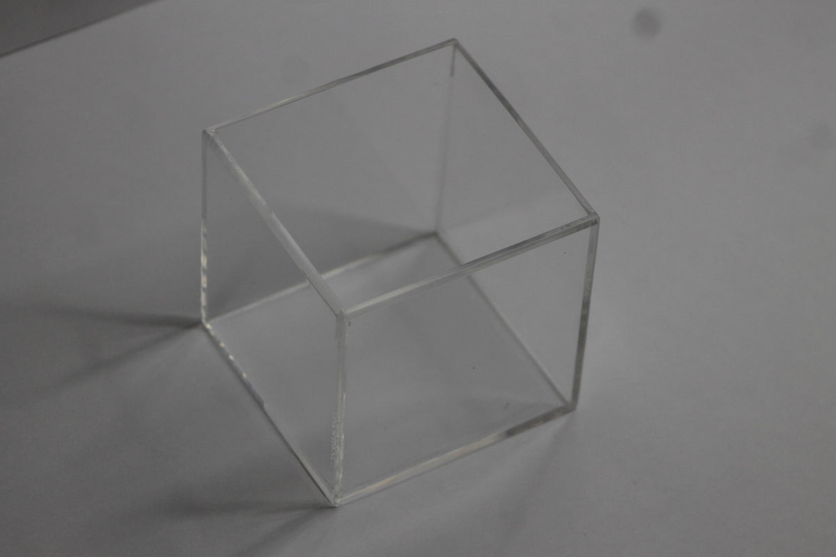 Cubo G 4 mm em Acrílico Cristal | Authentic Home Decor