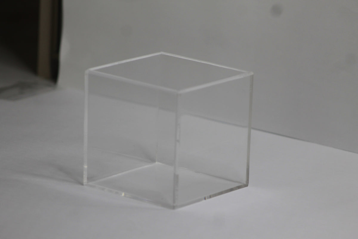 Cubo G 4 mm em Acrílico Cristal | Authentic Home Decor
